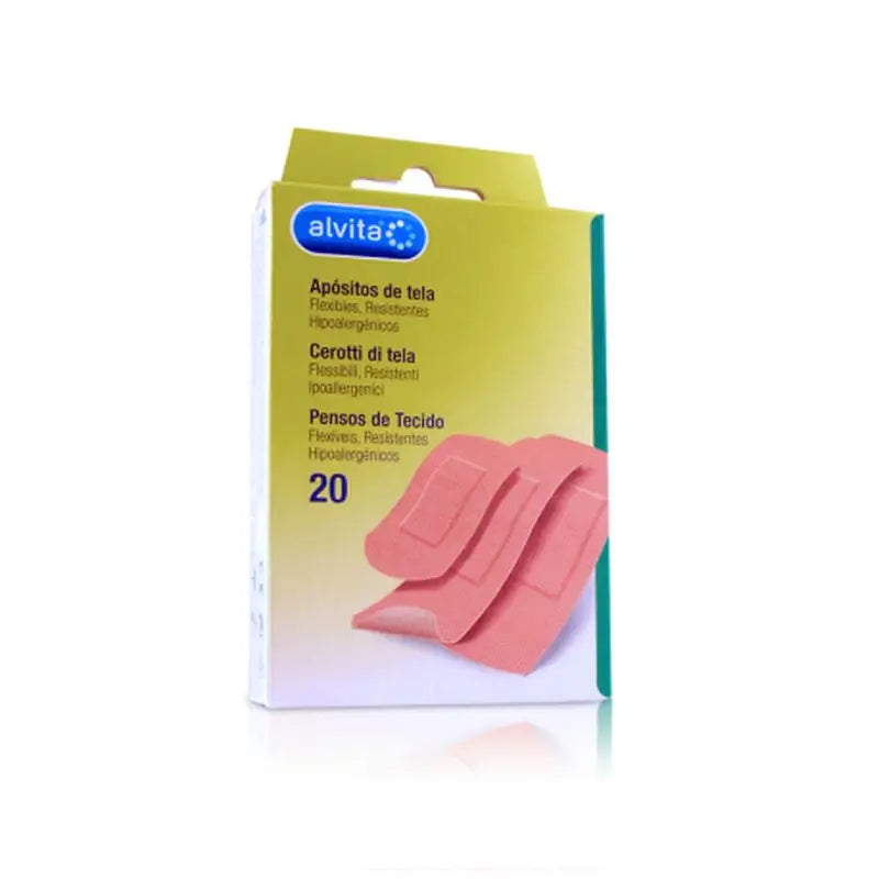 Alvita Fabric Dressing Pads, 20 pcs.