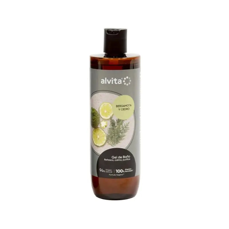 Alvita Bergamot & Cedarwood Bath Gel, 400 ml