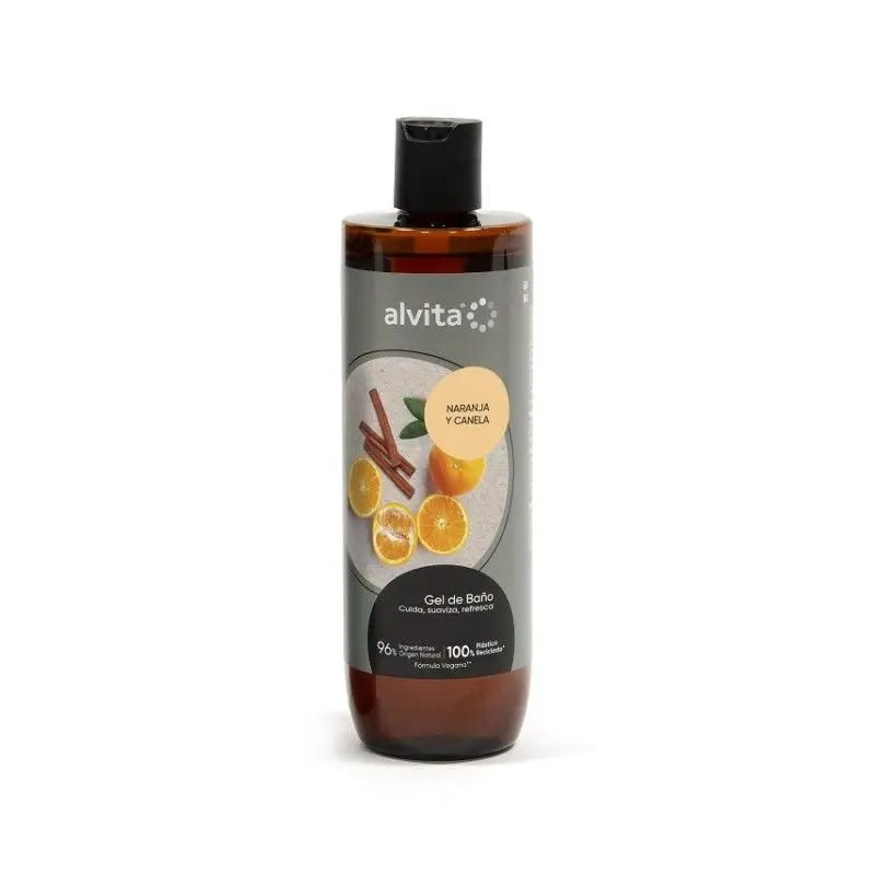 Alvita Orange & Cinnamon Bath Gel, 400 ml
