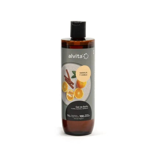Alvita Orange & Cinnamon Bath Gel, 400 ml