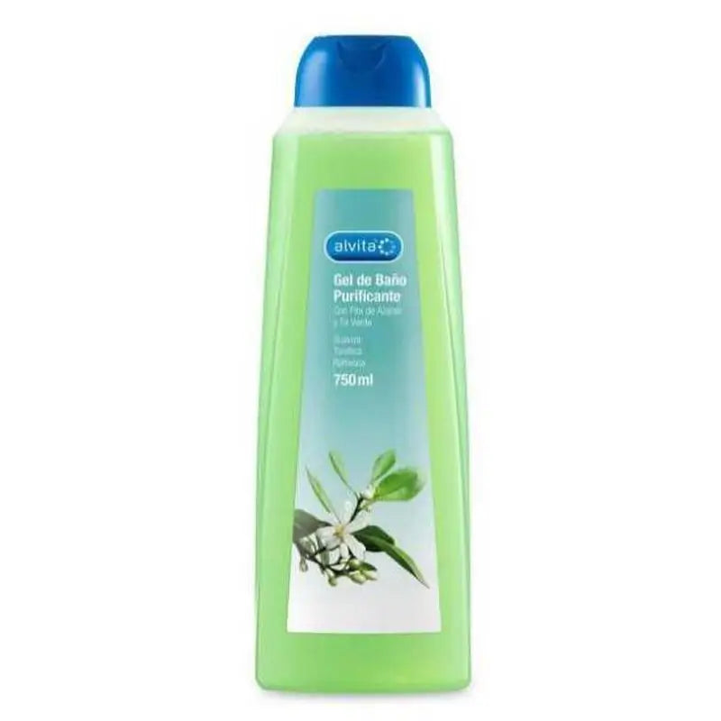Alvita Purifying Bath Gel (Green Tea), 750 ml