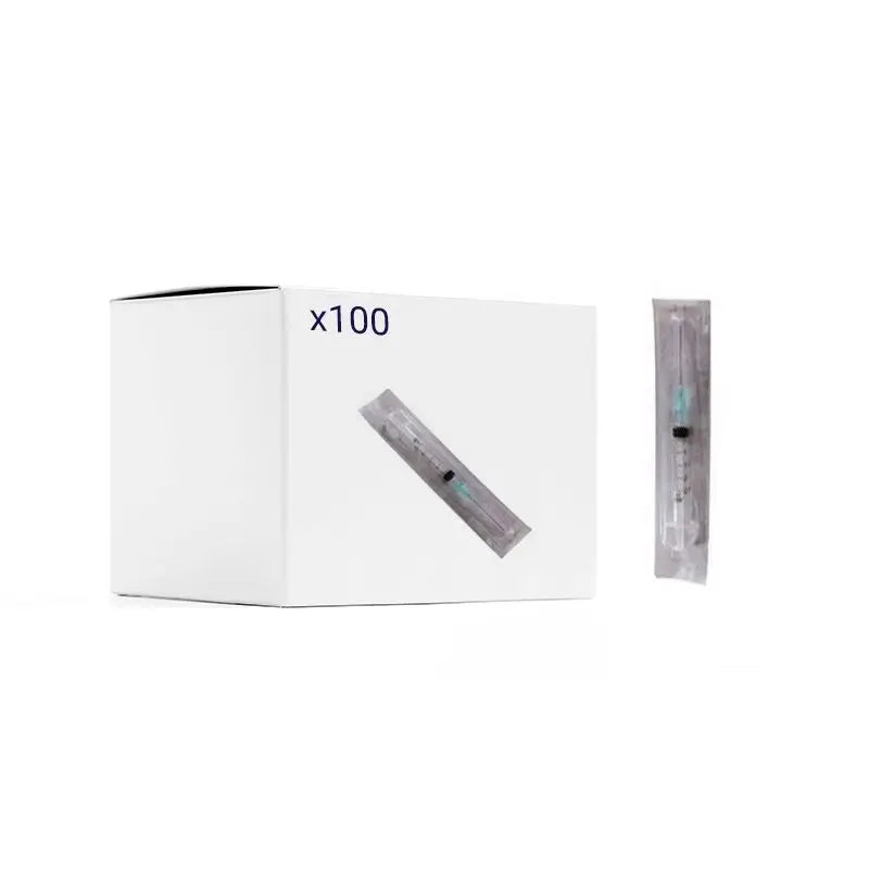 Alvita Pack Seringue avec aiguille stérile 2,5 (0,8X40Mm), 100 unités