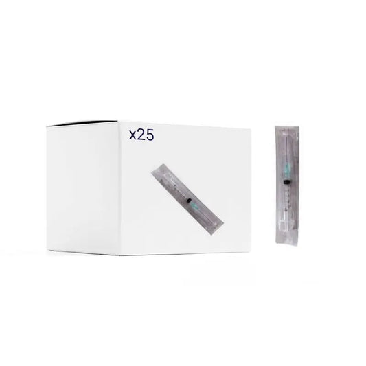Alvita Pack Seringue avec aiguille stérile 2,5 (0,8X40Mm), 25 Pcs.
