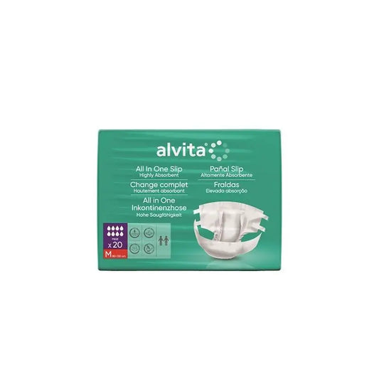 Alvita Diaper Slip Maxi Size M, 20 Units