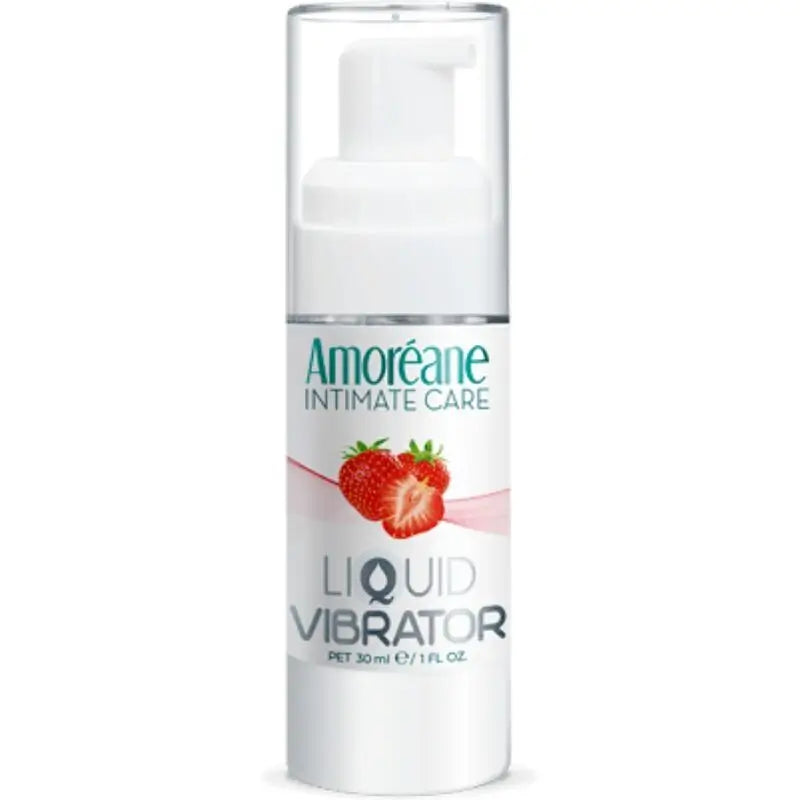 Amoreane Strawberry Vibrating Liquid 30 Ml