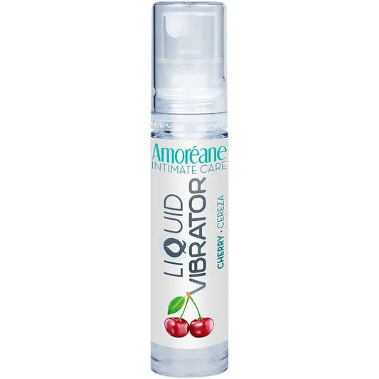 Amoreane Vibrating Liquid Water Based Vibrator Cherry 10 Ml