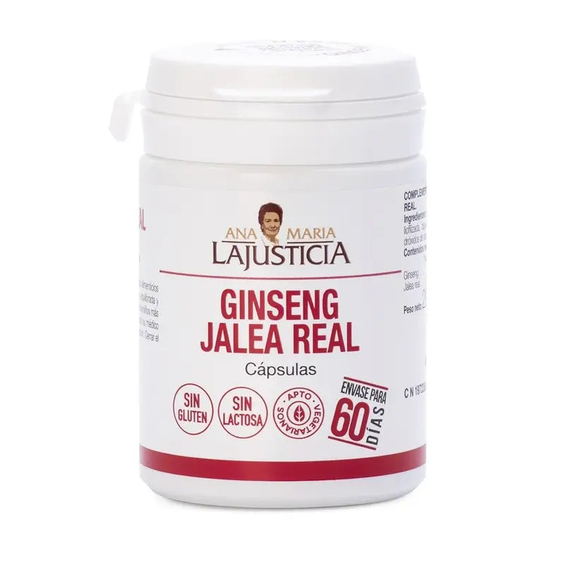 Ana Maria Lajusticia Ginseng with Royal Jelly, 60 capsules