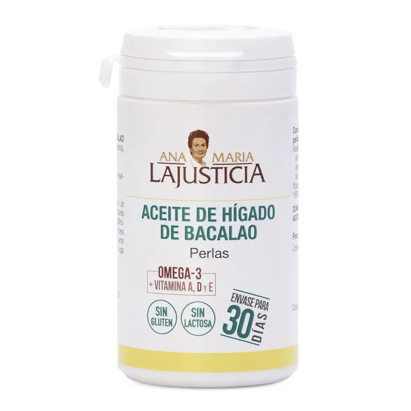 Ana Maria Lajusticia Cod Liver Oil, 90 pearls