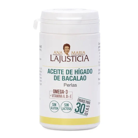 Ana Maria Lajusticia Cod Liver Oil, 90 pearls