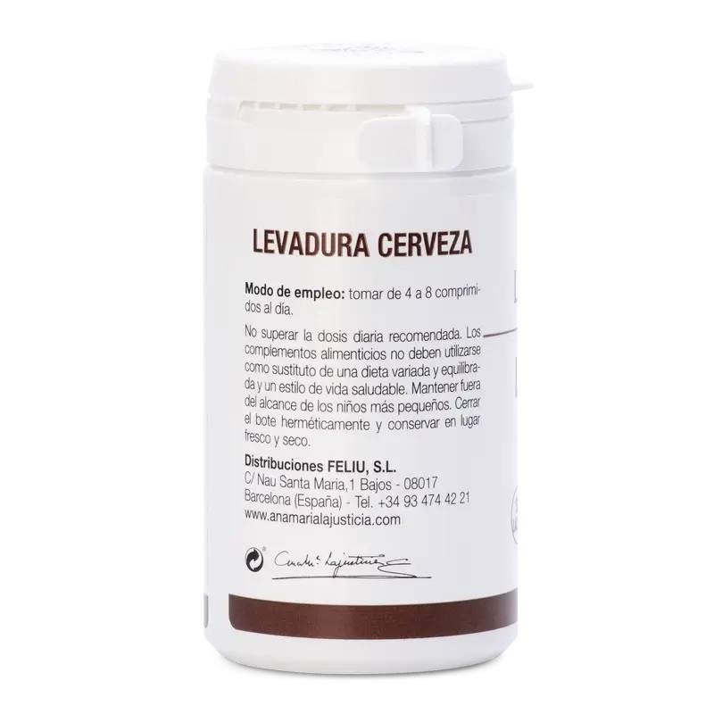 Ana Maria Lajusticia Levure de bière + Germe de blé + Thiamine (B1), 80 comprimés