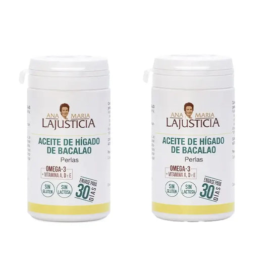 Ana Maria Lajusticia Cod Liver Oil, 2X90 Softgels