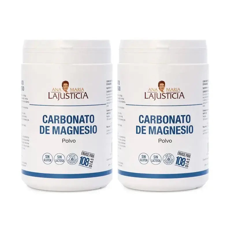 Ana Maria Lajusticia Magnesium Carbonate, Pack 2 x 130 Tablets - Powder