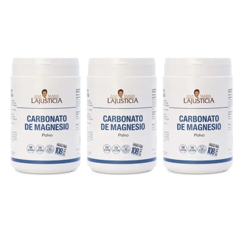 Ana Maria Lajusticia Magnesium Carbonate, 3x130 Powder