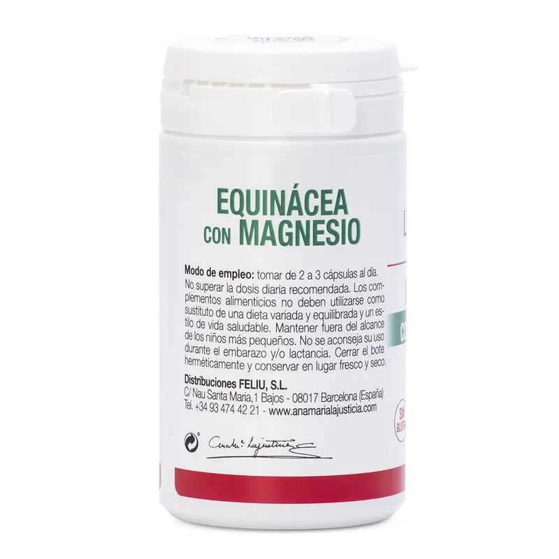 Ana Maria Lajusticia Echinacea avec Magnésium, 70 gélules