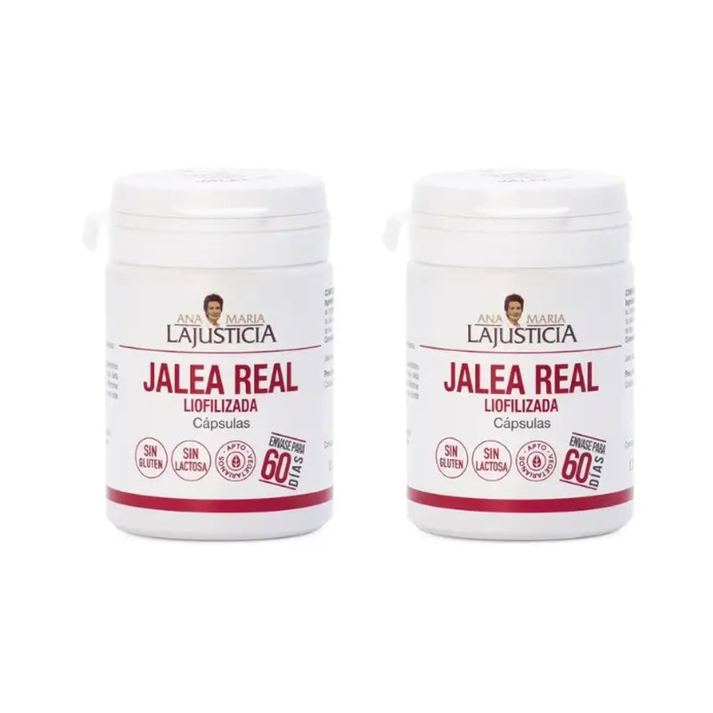 Ana Maria Lajusticia Royal Jelly Lyophilised, 2x60 capsules