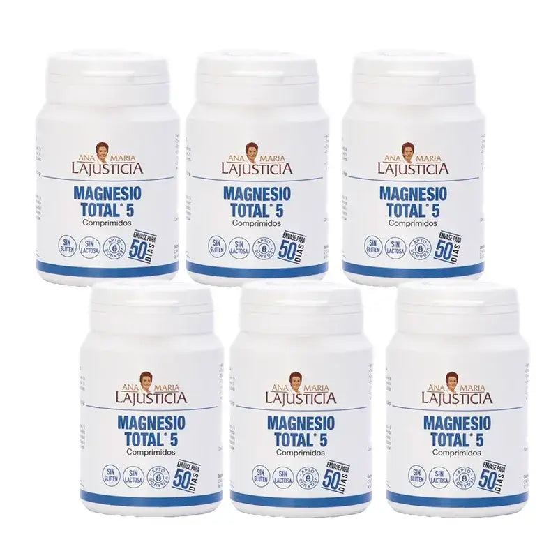 Ana Maria Lajusticia Magnesio Total5, Pack 6 x 100 Tablets