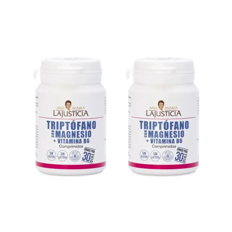 Ana Maria Lajusticia Tryptophan with Magnesium + Vitamin B6, 2x60 tablets