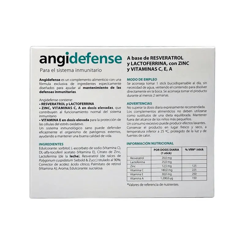 Bâtons d'angidefense, 12 sachets 1,8 g