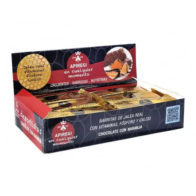 Apiregi Royal Jelly Sticks Chocolate with Orange 18 units