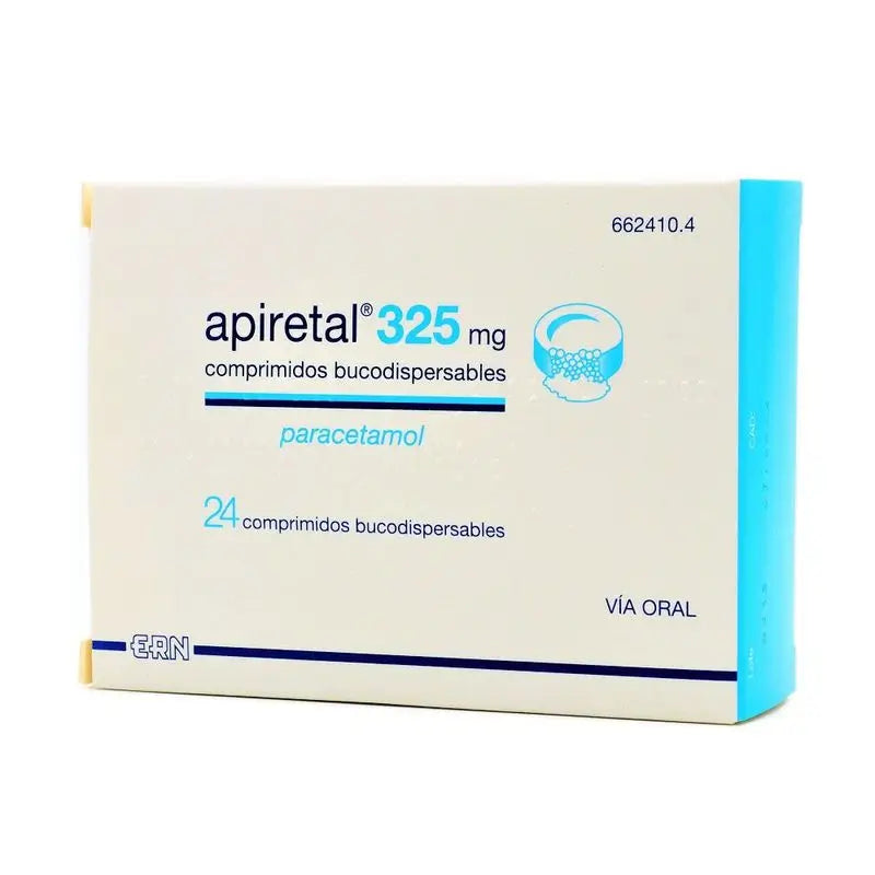 Apiretal 325 mg 24 Bucodispersible Tablets