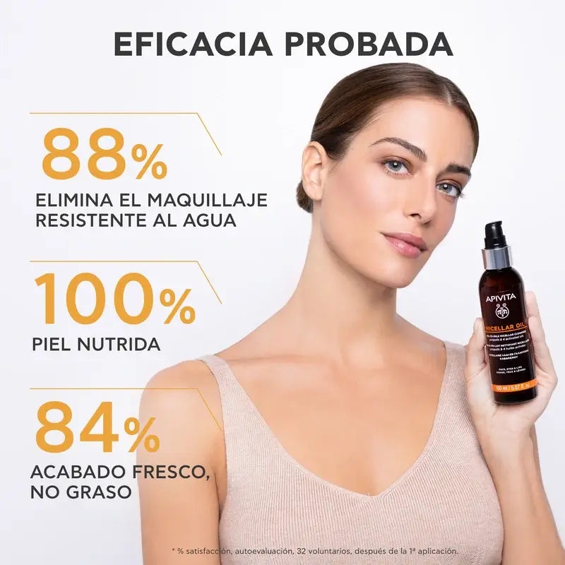 Apivita Huile nettoyante micellaire, 150 ml