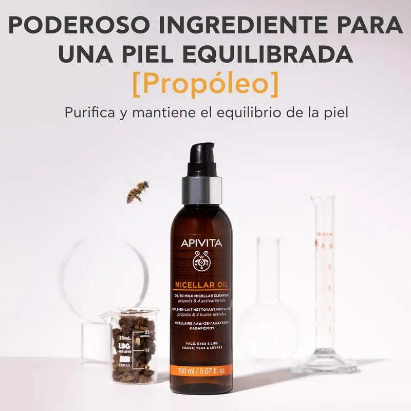 Apivita Huile nettoyante micellaire, 150 ml