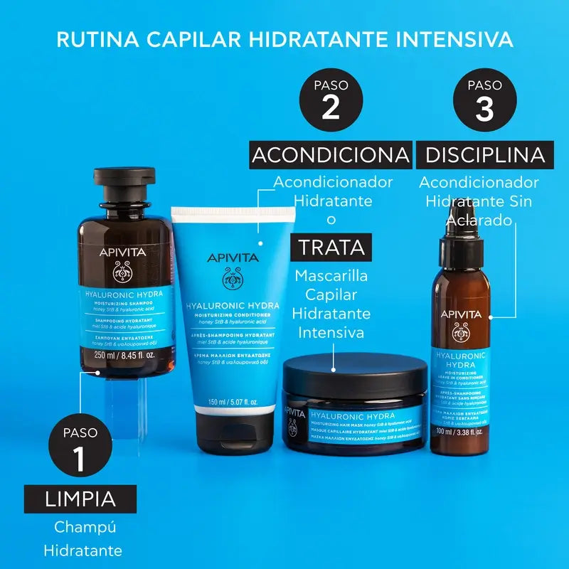 Apivita Apivita Shampooing Hydra Hydratant Hyaluronique, 250 Ml
