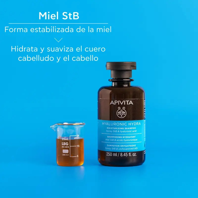 Apivita Apivita Shampooing Hydra Hydratant Hyaluronique, 250 Ml