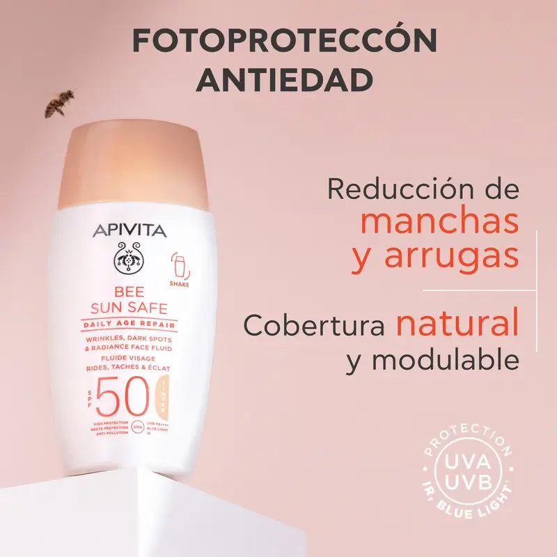 Apivita Apivita Daily Anti-Aging Repair With Colour Spf50, 50 ml