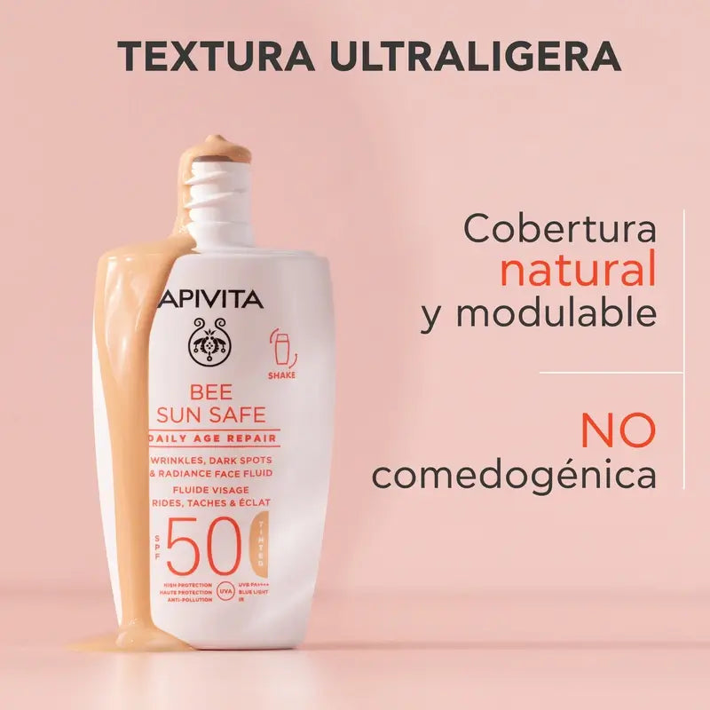 Apivita Apivita Daily Anti-Aging Repair With Colour Spf50, 50 ml