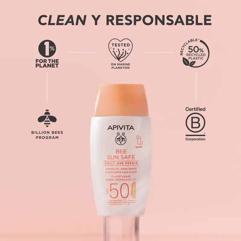 Apivita Apivita Daily Anti-Aging Repair With Colour Spf50, 50 ml