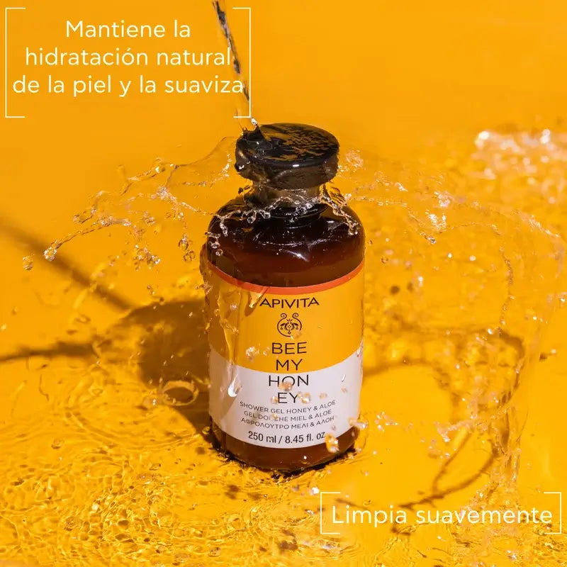 Apivita Bee My Honey Gel douche au miel et à l'aloès, 250 ml