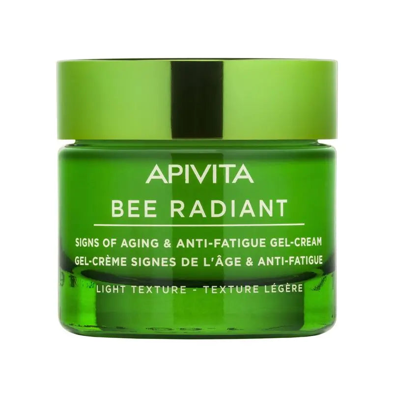 APIVITA Bee Radiant Age-Resistance and Anti-Fatigue Gel-Cream with White Peony and Patented Propolis