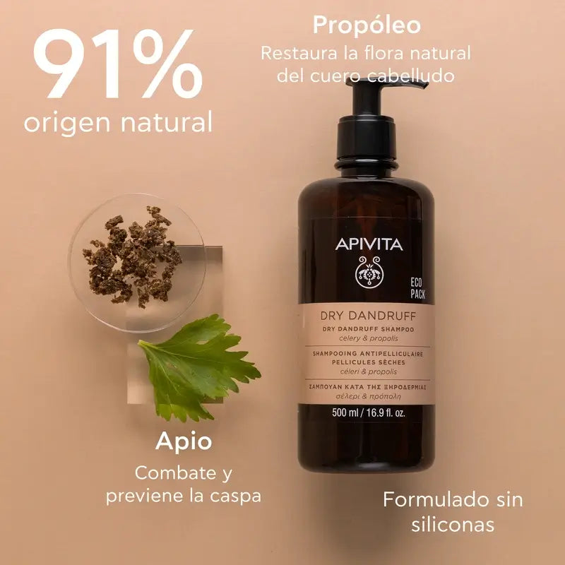 APIVITA Shampooing antipelliculaire sec 500 ml