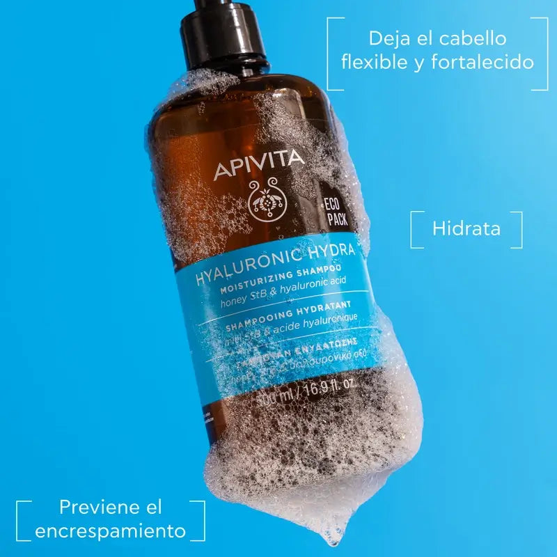 Apivita Shampooing Hydra Hyaluronic, 500 ml