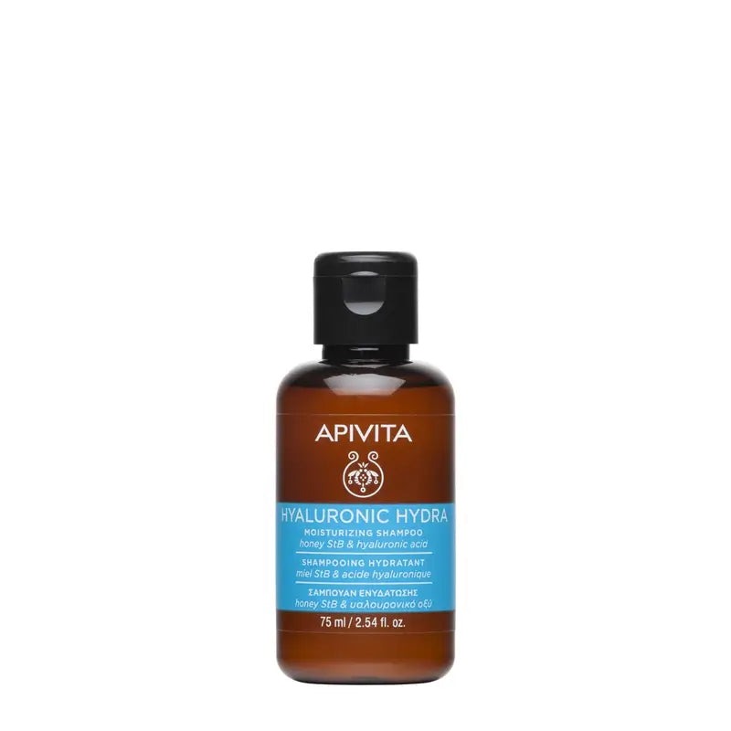 Apivita Hyaluronic Hydra Moisturising Shampoo, 75 ml