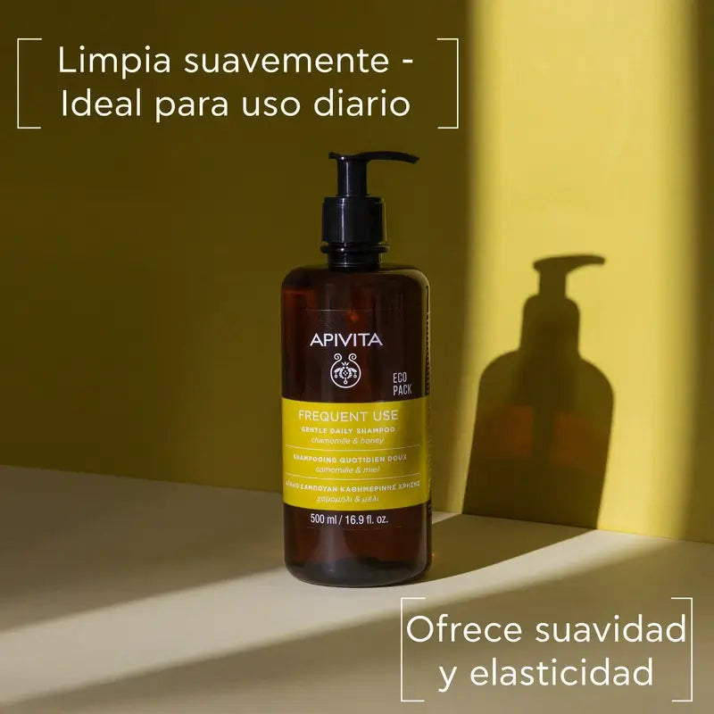 APIVITA Shampooing doux quotidien, 500 ml