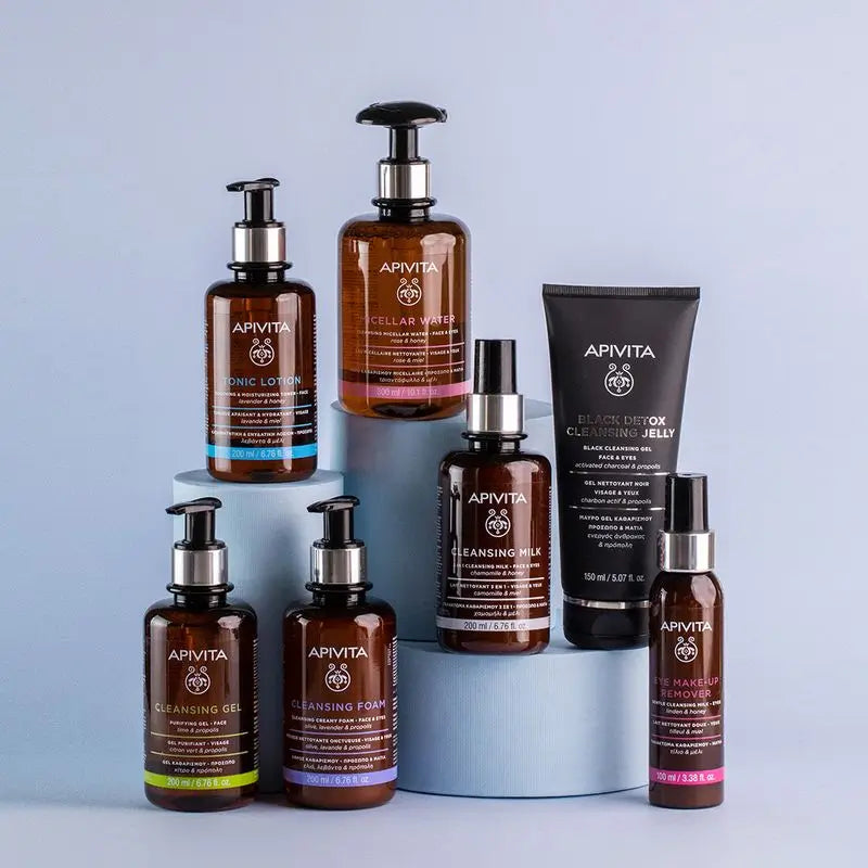 APIVITA Crème moussante nettoyante pour le visage Olive et Lavande 200 ml