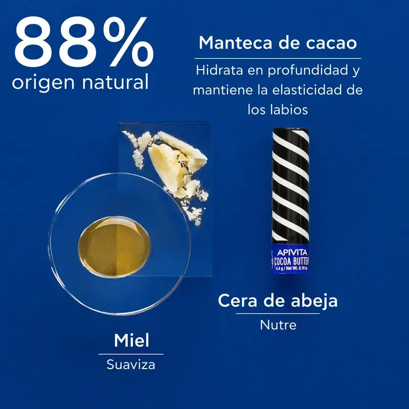 APIVITA Baume à lèvres SPF 20 au beurre de cacao 4.4 g