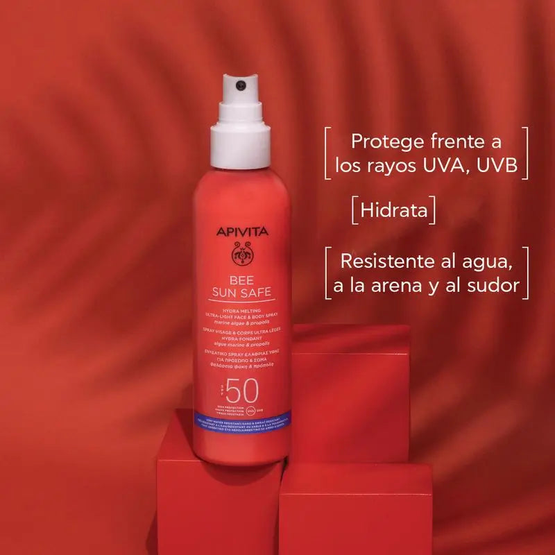 APIVITA Hydra Melting Spray Ultralight SPF 50, 200 ml