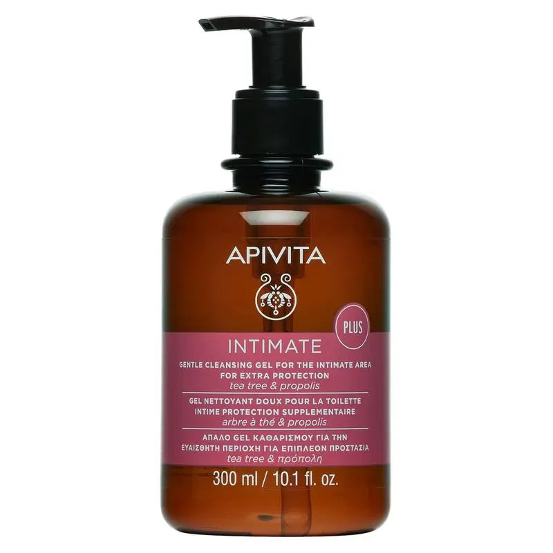 Apivita Intimate Gentle Cleansing Gel Plus with Tea Tree & Propolis , 300 ml