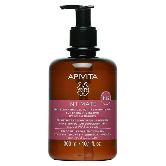 Apivita Intimate Gentle Cleansing Gel Plus with Tea Tree & Propolis , 300 ml