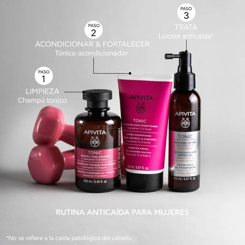 APIVITA Lotion contre la chute des cheveux avec Hippophae Tc et protéines de lupin