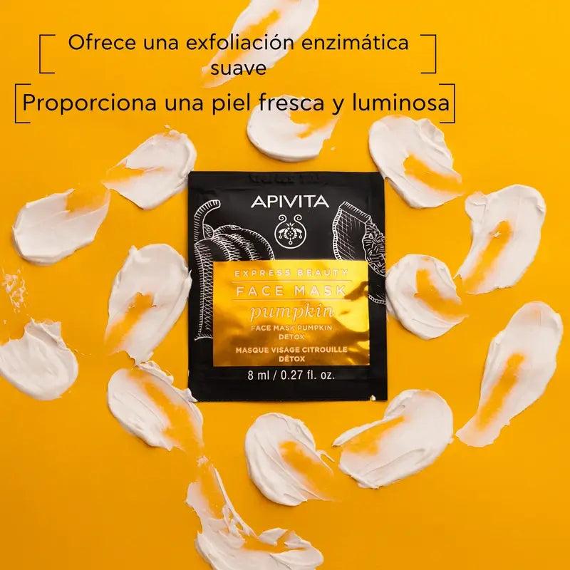APIVITA Express Beauty Masque Détox à la citrouille
