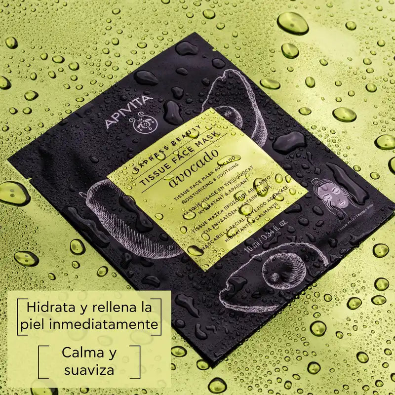 APIVITA Express Beauty Masque Hydratant Apaisant à l'Avocat