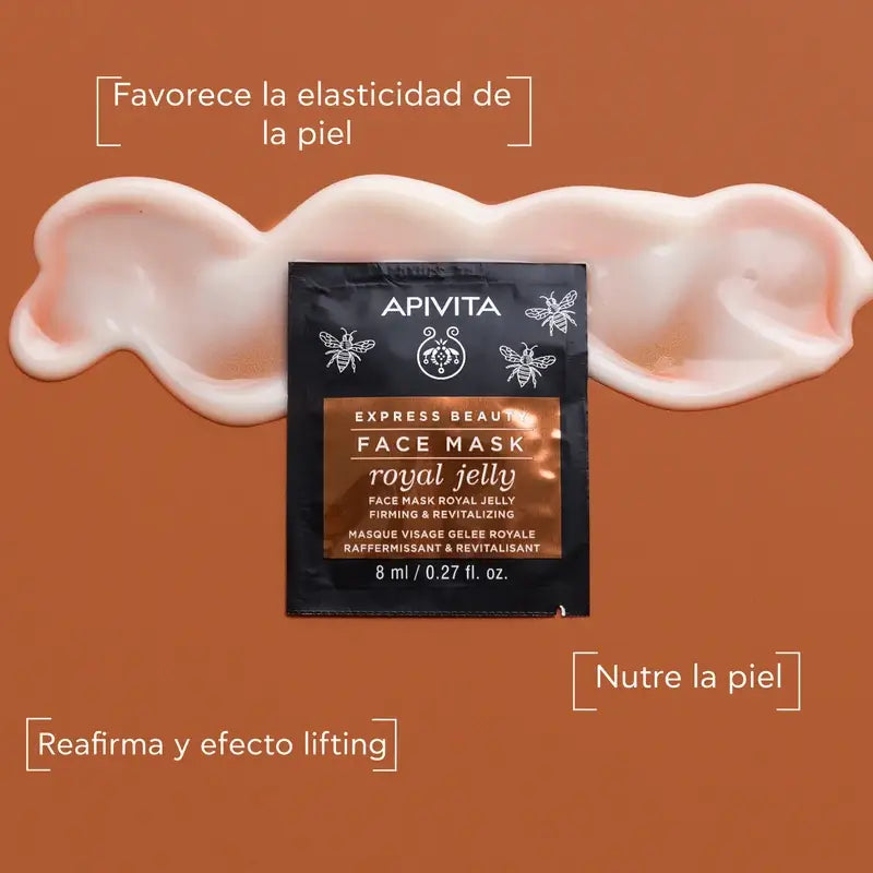 APIVITA Express Gold Firming Facial Mask with Royal Jelly (masque facial raffermissant à la gelée royale)