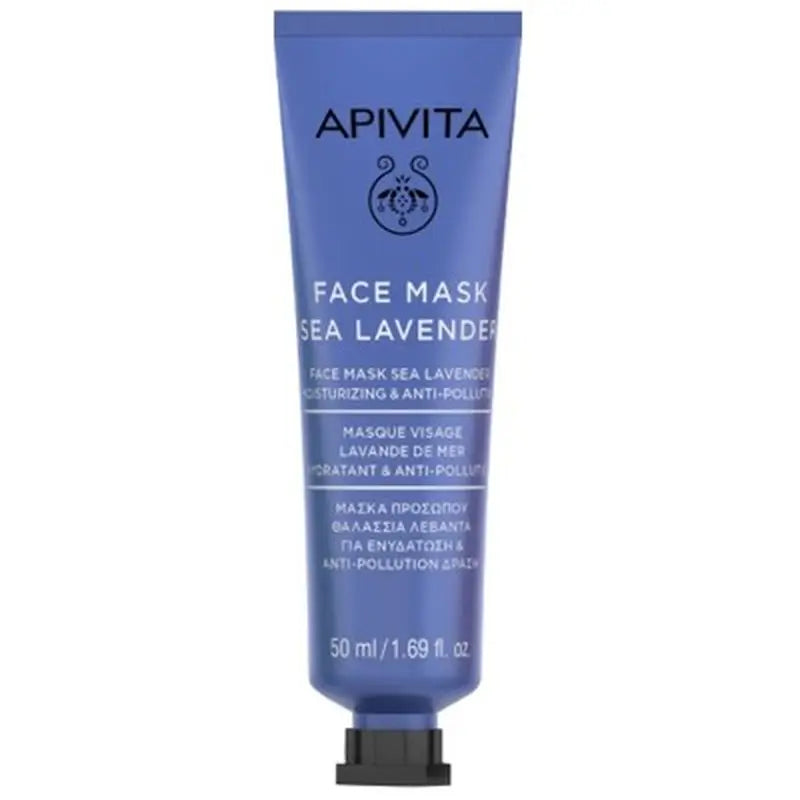 Apivita Moisturising Anti-Pollution Face Mask With Sea Lavender , 50 ml