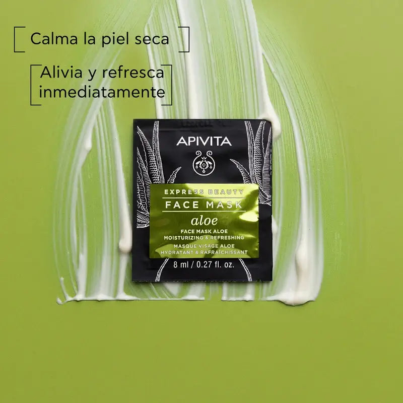 APIVITA Express Beauty Masque hydratant à l'aloès