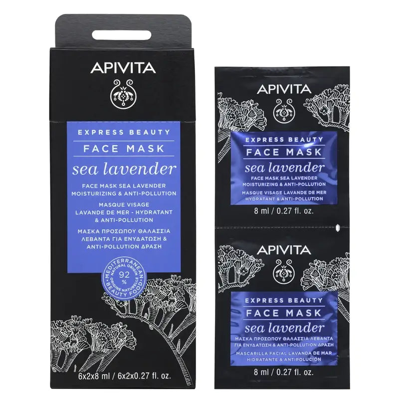 APIVITA Express Beauty Moisturising & Antioxidant Mask with Sea Lavender