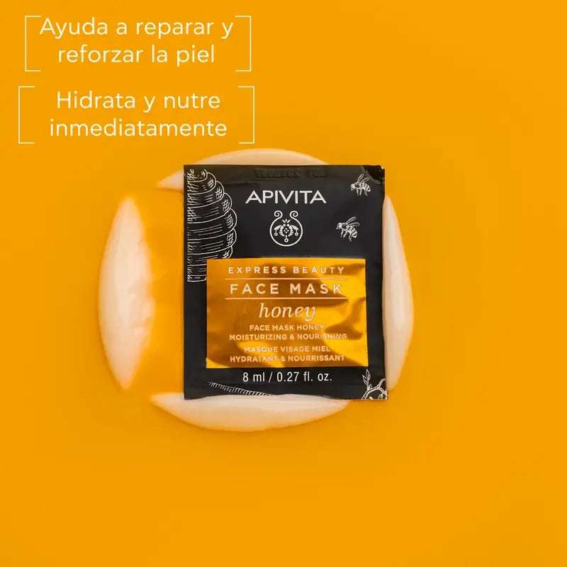 APIVITA Express Beauty Masque hydratant et nourrissant au miel